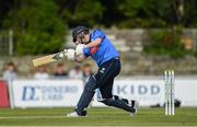 22 June 2019; George Dockrel of Leinster Lightning bats during the IP20 Cricket Inter-Pros match between Leinster Lightning and Munster Reds at Pembroke Cricket Club in Dublin. Photo by Harry Murphy/Sportsfile