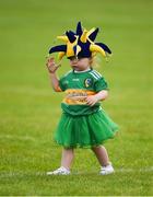 22 June 2019; Fiadh Culligan, aged 2, from Aughawillian, Co Leitrim, but with a Clare father, after the GAA Football All-Ireland Senior Championship Round 2 match between Leitrim and Clare at Avantcard Páirc Seán Mac Diarmada in Carrick-on-Shannon, Leitrim. Photo by Daire Brennan/Sportsfile