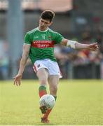 22 June 2019; Conor Loftus of Mayo scoring a point during the GAA Football All-Ireland Senior Championship Round 2 match between Down and Mayo at Pairc Esler in Newry, Down.  Photo by Oliver McVeigh/Sportsfile