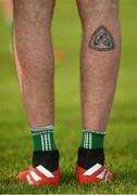 22 June 2019; A detailed view of a tattoo on Tommie Childs of Limerick during the GAA Football All-Ireland Senior Championship Round 2 match between Westmeath and Limerick at TEG Cusack Park in Mullingar, Co. Westmeath. Photo by Diarmuid Greene/Sportsfile