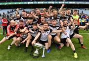 22 June 2019; Sligo players celebrate after the Nicky Rackard Cup Final match between Armagh and Sligo at Croke Park in Dublin.  Photo by Matt Browne/Sportsfile