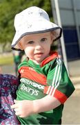 22 June 2019; Two year old Mayo supporter Thomas Harrison from Ballina before the GAA Football All-Ireland Senior Championship Round 2 match between Down and Mayo at Pairc Esler in Newry, Down.  Photo by Oliver McVeigh/Sportsfile