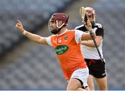 22 June 2019; Stevie Renaghan of Armagh celebrates after scoring a goal against Sligo during the Nicky Rackard Cup Final match between Armagh and Sligo at Croke Park in Dublin.  Photo by Matt Browne/Sportsfile