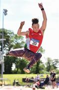 22 June 2019; Ryan Nixon-Stewart of City of Lisburn A.C., Co. Down, competing in the Senior Mens Long Jump during the AAI Games & Irish Life Health Combined Events Day 1 at Santry in Dublin. Photo by Sam Barnes/Sportsfile