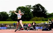 23 June 2019; Alix Hughes of Crusaders A.C., Co. Dublin, competing in the Javelin event during the Sen Heptathlon during the AAI Games & Irish Life Health Combined Events Day 2, Juvenile Combined Events at Morton Stadium in Santry. Photo by Eóin Noonan/Sportsfile