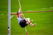 23 June 2019; David Dagg of Dundrum South Dublin A.C., Co. Dublin, competing in the Pole Vault event during the Sen Decathlon during the AAI Games & Irish Life Health Combined Events Day 2, Juvenile Combined Events at Morton Stadium in Santry. Photo by Eóin Noonan/Sportsfile