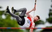 23 June 2019; Michael Breathnach of Galway City Harriers A.C., Co. Galway, competing in the Pole Vault event during the Sen Decathlon during the AAI Games & Irish Life Health Combined Events Day 2, Juvenile Combined Events at Morton Stadium in Santry. Photo by Eóin Noonan/Sportsfile