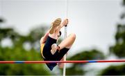 23 June 2019; Jack Forde of St. Killian's A.C., Co. Wexford, competing in the Pole Vault event during the Junior Decathlon during the AAI Games & Irish Life Health Combined Events Day 2, Juvenile Combined Events at Morton Stadium in Santry. Photo by Eóin Noonan/Sportsfile