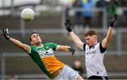 23 June 2019; Niall McNamee of Offaly in action against Peter Laffey of Sligo during the GAA Football All-Ireland Senior Championship Round 2 match between Offaly and Sligo at Bord na Mona O'Connor Park in Tullamore, Offaly. Photo by Harry Murphy/Sportsfile