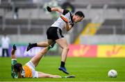 23 June 2019; Anton Sullivan of Offaly in action against Mickey Gordon of Sligo during the GAA Football All-Ireland Senior Championship Round 2 match between Offaly and Sligo at Bord na Mona O'Connor Park in Tullamore, Offaly. Photo by Harry Murphy/Sportsfile