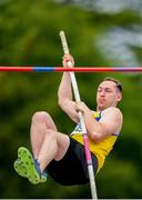 23 June 2019; Andrew Barber of North Down A.C., Co. Down, competing in the Pole Vault event during the Sen Decathlon during the AAI Games & Irish Life Health Combined Events Day 2, Juvenile Combined Events at Morton Stadium in Santry. Photo by Eóin Noonan/Sportsfile
