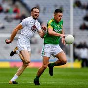 23 June 2019; Robin Clarke of Meath in action against Daniel Grehan of Kildare during the Leinster Junior Football Championship Final match between Meath and Kildare at Croke Park in Dublin. Photo by Ray McManus/Sportsfile