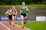 23 June 2019; Molly Curran of Carmen Runners A.C., Co. Down, on her way to winning the 800m event during the Youth Heptathlon  during the AAI Games & Irish Life Health Combined Events Day 2, Juvenile Combined Events at Morton Stadium in Santry. Photo by Eóin Noonan/Sportsfile