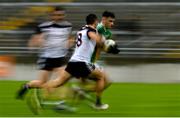 23 June 2019; Eoin Carroll of Offaly in action against Neil Ewing of Sligo during the GAA Football All-Ireland Senior Championship Round 2 match between Offaly and Sligo at Bord na Mona O'Connor Park in Tullamore, Offaly. Photo by Harry Murphy/Sportsfile