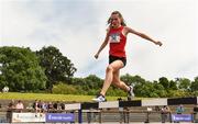 22 June 2019; Eala McDermot of Mercy Sligo Co. Sligo, competing in the Girls 1500m Steeple Chase  during the Irish Life Health Tailteann Inter-provincial Games at Santry in Dublin. Photo by Sam Barnes/Sportsfile