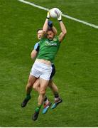 23 June 2019; Michael Newman of Meath in action against Philip McMahon of Dublin during the Leinster GAA Football Senior Championship Final match between Dublin and Meath at Croke Park in Dublin. Photo by Brendan Moran/Sportsfile