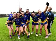 23 June 2019; Roscommon players celebrate after the TG4 Ladies Football Connacht Intermediate Football Championship Final match between Roscommon and Sligo at Elvery's MacHale Park in Castlebar, Mayo. Photo by Matt Browne/Sportsfile
