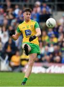 23 June 2019; Michael Langan of Donegal scores a point during the Ulster GAA Football Senior Championship Final match between Donegal and Cavan at St Tiernach's Park in Clones, Monaghan. Photo by Sam Barnes/Sportsfile
