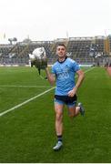 23 June 2019; Cormac Costello of Dublin celebrates with the Delaney cup after the Leinster GAA Football Senior Championship Final match between Dublin and Meath at Croke Park in Dublin. Photo by Daire Brennan/Sportsfile