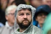 23 June 2019; Dejected Meath supporter Barry Leonard, from Dunshaughlin, Co Meath, near the end of the Leinster GAA Football Senior Championship Final match between Dublin and Meath at Croke Park in Dublin. Photo by Daire Brennan/Sportsfile