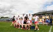 22 June 2019; Tyrone players take their seats for the team picture ahead of the GAA Football All-Ireland Senior Championship Round 2 match between Longford and Tyrone at Glennon Brothers Pearse Park in Longford.  Photo by Eóin Noonan/Sportsfile