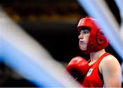 24 June 2019; Grainne Walsh of Ireland prior to her Women’s Featherweight bout against Rosie Eccles of Great Britain at Uruchie Sports Palace on Day 4 of the Minsk 2019 2nd European Games in Minsk, Belarus. Photo by Seb Daly/Sportsfile