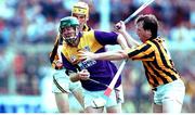 13 July 1997; Tom Dempsey of Wexford in action against Willie O'Connor of Kilkenny during the Leinster GAA Hurling Final match between Wexford and Kilkenny at Croke Park in Dublin. Photo by Ray McManus/Sportsfile