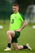 24 June 2019; Kameron Ledwidge during a Republic of Ireland Under-19 training session at FAI National Training Centre in Abbotstown, Dublin. Photo by Sam Barnes/Sportsfile