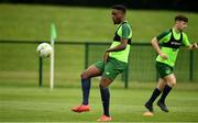 24 June 2019; Jonathan Afolabi during a Republic of Ireland Under-19 training session at FAI National Training Centre in Abbotstown, Dublin. Photo by Sam Barnes/Sportsfile