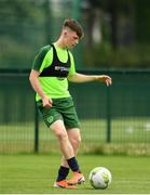 24 June 2019; Andy Lyons during a Republic of Ireland Under-19 training session at FAI National Training Centre in Abbotstown, Dublin. Photo by Sam Barnes/Sportsfile