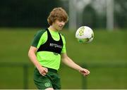 24 June 2019; Luca Connell during a Republic of Ireland Under-19 training session at FAI National Training Centre in Abbotstown, Dublin. Photo by Sam Barnes/Sportsfile