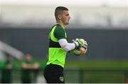 24 June 2019; Jimmy Corcoran during a Republic of Ireland Under-19 training session at FAI National Training Centre in Abbotstown, Dublin. Photo by Sam Barnes/Sportsfile