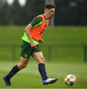 24 June 2019; Richie O'Farrell during a Republic of Ireland Under-19 training session at FAI National Training Centre in Abbotstown, Dublin. Photo by Sam Barnes/Sportsfile