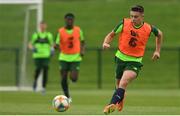 24 June 2019; Adam O'Reilly during a Republic of Ireland Under-19 training session at FAI National Training Centre in Abbotstown, Dublin. Photo by Sam Barnes/Sportsfile