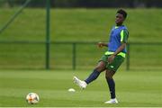 24 June 2019; Timi Sobowale during a Republic of Ireland Under-19 training session at FAI National Training Centre in Abbotstown, Dublin. Photo by Sam Barnes/Sportsfile