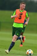 24 June 2019; Kameron Ledwidge during a Republic of Ireland Under-19 training session at FAI National Training Centre in Abbotstown, Dublin. Photo by Sam Barnes/Sportsfile