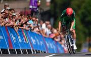 25 June 2019; Michael O'Loughlin of Ireland on his way to finishing the Men's Cycling Time Trial on Day 5 of the Minsk 2019 2nd European Games in Minsk, Belarus. Photo by Seb Daly/Sportsfile