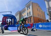 25 June 2019; Ryan Mullen of Ireland competes in the Men's Cycling Time Trial on Day 5 of the Minsk 2019 2nd European Games in Minsk, Belarus. Photo by Seb Daly/Sportsfile