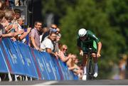 25 June 2019; Ryan Mullen of Ireland on his way to finishing the Men's Cycling Time Trial on Day 5 of the Minsk 2019 2nd European Games in Minsk, Belarus. Photo by Seb Daly/Sportsfile