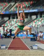 25 June 2019; Sophie Meredith of Ireland competes in the Women's Long Jump during Dynamic New Athletics quarter-final match two at Dinamo Stadium on Day 5 of the Minsk 2019 2nd European Games in Minsk, Belarus. Photo by Seb Daly/Sportsfile
