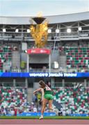 25 June 2019; Grace Casey of Ireland competes in the Women's Javelin during Dynamic New Athletics quarter-final match two at Dinamo Stadium on Day 5 of the Minsk 2019 2nd European Games in Minsk, Belarus. Photo by Seb Daly/Sportsfile