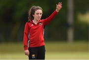 22 June 2019; Ava Barry of Cork prior to the Ladies Football All-Ireland U14 Platinum Final 2019 match between Cork and Galway at St Rynaghs in Banagher, Offaly. Photo by Ben McShane/Sportsfile