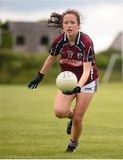 22 June 2019; Eabha Baird of Galway during the Ladies Football All-Ireland U14 Platinum Final 2019 match between Cork and Galway at St Rynaghs in Banagher, Offaly. Photo by Ben McShane/Sportsfile