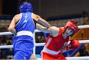 26 June 2019; Kellie Harrington of Ireland, right, in action against Irma Testa of Italy during their Women’s Lightweight quarter-final bout at Uruchie Sports Palace on Day 6 of the Minsk 2019 2nd European Games in Minsk, Belarus. Photo by Seb Daly/Sportsfile