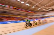 27 June 2019; Felix English of Ireland competes in the Men's Track Cycling Scratch Race Final at Minsk Arena Velodrome on Day 7 of the Minsk 2019 2nd European Games in Minsk, Belarus. Photo by Seb Daly/Sportsfile