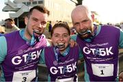 27 June 2019; Brian Aylmer, Aisling Carroll and Ben Whelan of Grant Thornton with their medals after the Grant Thornton Corporate 5K Team Challenge Galway at Ballybrit Racecourse in Galway. Photo by Diarmuid Greene/Sportsfile