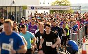 27 June 2019; Participants at the start of the Grant Thornton Corporate 5K Team Challenge Galway at Ballybrit Racecourse in Galway. Photo by Diarmuid Greene/Sportsfile