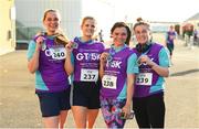 27 June 2019; Iwona Malicka, Jemma Starr, Aelita Kukusilina and Rebecca Peacock of rgr partners after the Grant Thornton Corporate 5K Team Challenge Galway at Ballybrit Racecourse in Galway. Photo by Diarmuid Greene/Sportsfile