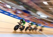 28 June 2019; Orla Walsh, Mia Griffin, Lydia Gurley and Shannon McCurley of Ireland compete in the Women's Track Cycling Team Pursuit final at Minsk Arena Velodrome on Day 8 of the Minsk 2019 2nd European Games in Minsk, Belarus. Photo by Seb Daly/Sportsfile