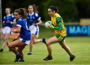 15 June 2019; Geraldine McLoughlin of Donegal during the TG4 Ladies Football Ulster Senior Football Championship semi-final match between Cavan and Donegal at Killyclogher in Tyrone. Photo by Oliver McVeigh/Sportsfile